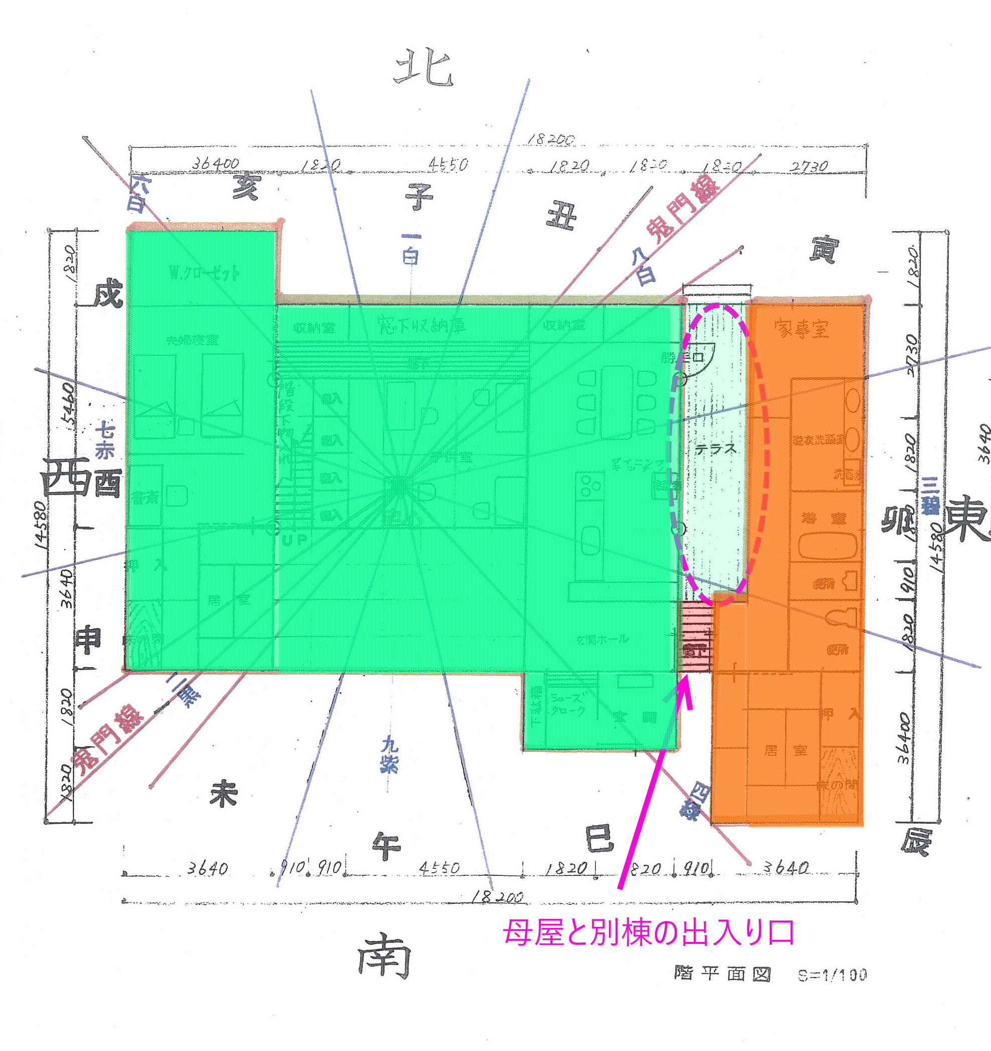 酪農家家相図カラー2